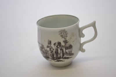 Lot 437 - Small bell shaped Worcester porcelain cup with...