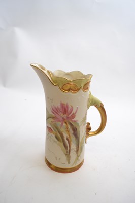 Lot 454 - Late 19th Century Worcester porcelain Tusk jug,...