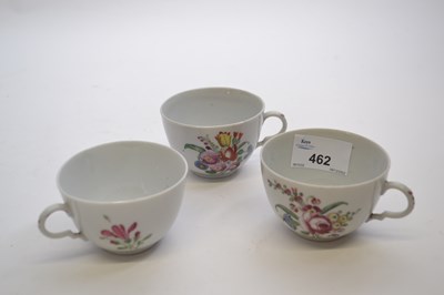 Lot 462 - Group of three Italian porcelain cups,...