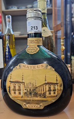 Lot 213 - Two bottles Mateus Vinho Rose, two bottles Guy...