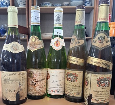 Lot 216 - Five bottles, 1982 Longuicher maximises...