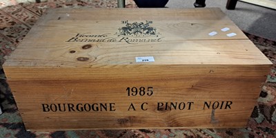 Lot 228 - Case of 1985 Bourgogne AC Pinot Noir