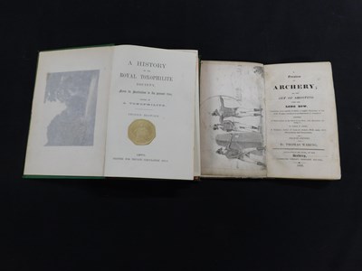 Lot 315 - THOMAS WARING: A TREATISE ON ARCHERY OR THE...