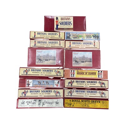 Lot 241 - A large assortment of empty boxes for Britains...