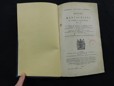 Lot 337 - HISTORICAL MANUSCRIPTS COMMISSION REPORT ON...