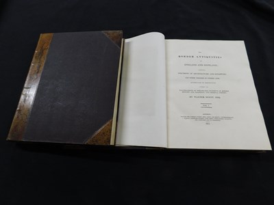 Lot 416 - SIR WALTER SCOTT: THE BORDER ANTIQUITIES OF...