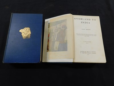 Lot 421 - SVEN HEDIN: OVERLAND TO INDIA, London,...