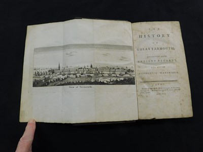 Lot 383 - [CHARLES PARKIN]: A HISTORY OF GREAT YARMOUTH...