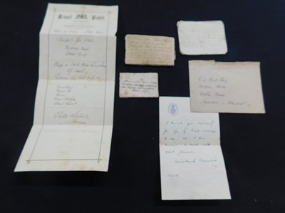 Lot 473 - Packet of 5 small items of historical interest...