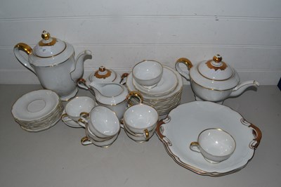 Lot 27 - A gilt decorated tea and coffee set by...