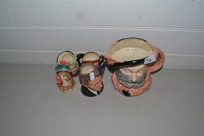 Lot 43 - Mixed Lot: Royal Doulton character jugs to...