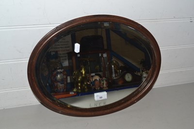 Lot 50 - Railway interest - vintage LNER small oval...