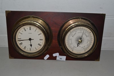 Lot 85 - Modern clock and barometer combination