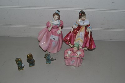 Lot 88 - Mixed Lot: Three Royal Doulton figurines to...