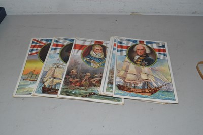 Lot 121 - W H & F J Horniman & Co tea cards, naval heroes