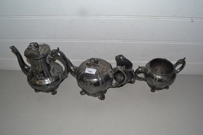 Lot 166 - Four piece silver plated tea and coffee service