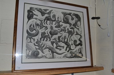 Lot 181 - Contemporary black and white print, Entwined...