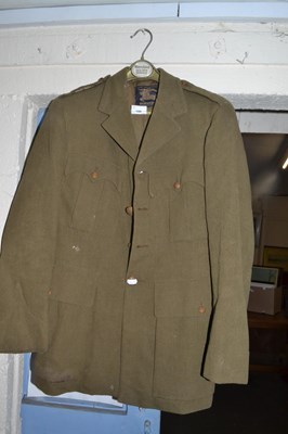 Lot 186 - Vintage Burberry green military jacket