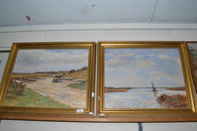 Lot 192 - T Preen, Morston Quay and On The Broads, both...