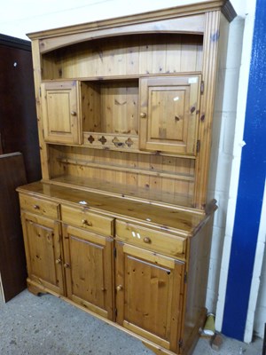 Lot 212 - Modern pine kitchen dresser