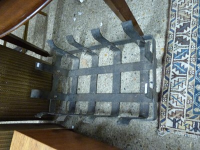 Lot 274 - Iron fire grate