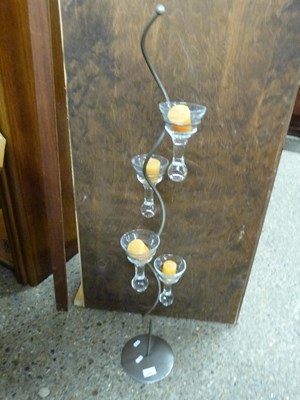 Lot 288 - Modern metal candle holder