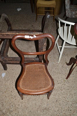 Lot 324 - Cane seated bedroom chair