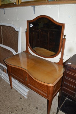 Lot 331 - Edwardian mahogany and inlaid dressing table...