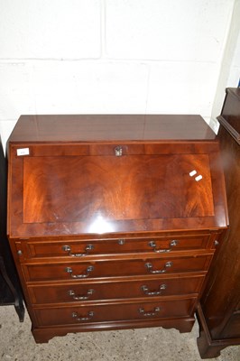 Lot 333 - Reproduction mahogany veneered bureau