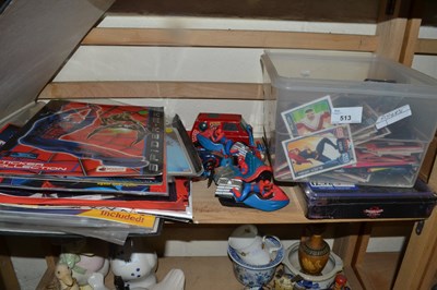 Lot 513 - Mixed Lot: Various Marvel cards, Spiderman...