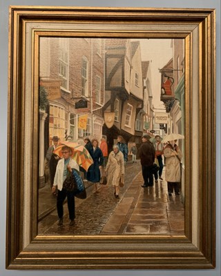 Lot 136 - Ken Bizon (British, b.1927) 'The Shambles in a...