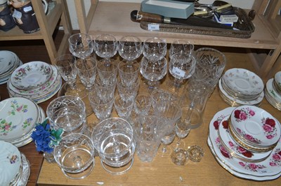 Lot 532 - Mixed Lot: Various modern clear drinking glasses