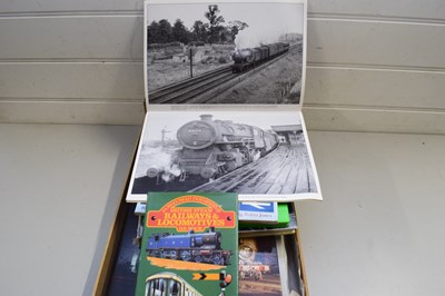Lot 184 - BOX OF VARIOUS RAILWAY RELATED BOOKS