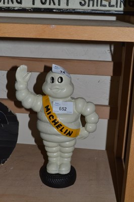 Lot 652 - Cast Michelin Man money box