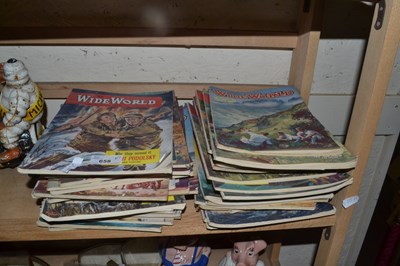 Lot 658 - Quantity of The Wide World adventure magazines