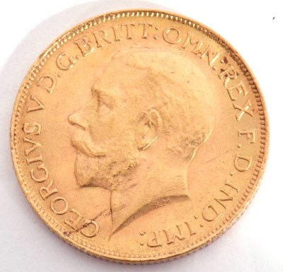 Lot 241 - George V sovereign dated 1927