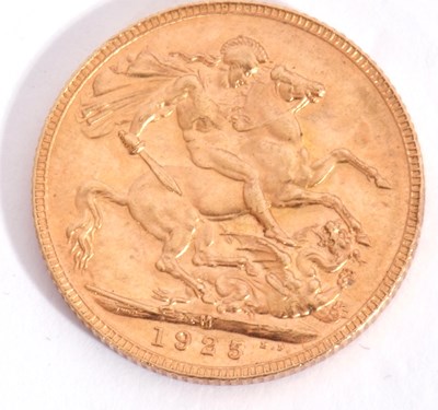 Lot 242 - George V sovereign dated 1925