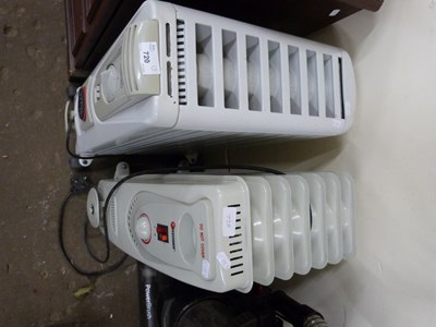 Lot 720 - Two electric radiators