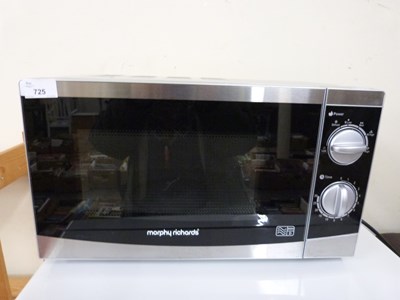 Lot 725 - Morphy Richards microwave