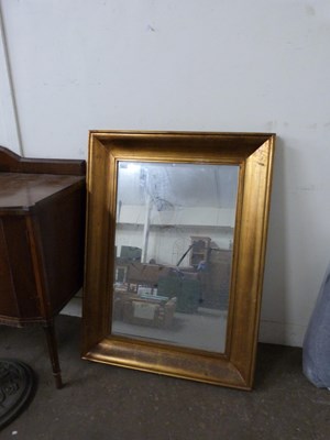 Lot 737 - 20th Century rectangular bevelled wall mirror...