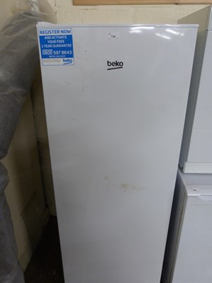 Lot 739 - Beko upright freezer