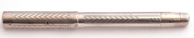 Lot 248 - Hallmarked silver Mabie Todd & Co fountain pen...