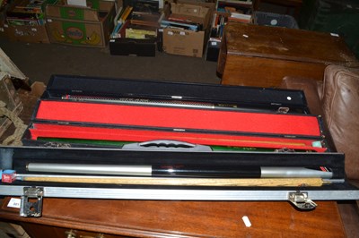 Lot 902 - Three boxed snooker cues comprising Jimmy...