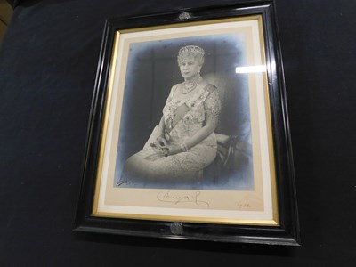 Lot 491 - Queen Mary (1867-1953) signed and dated 1938...