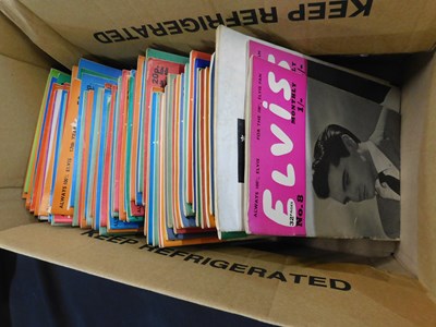 Lot 515 - ELVIS MONTHLY: 69 issues, 1972-78, numbers 152-...