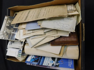 Lot 517 - 2 Boxes: Large quantity of assorted ephemera...