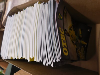 Lot 455 - 4 Boxes: Large quantity of Norwich City FC...