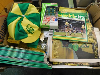 Lot 526 - Box: Norwich City FC interest including...