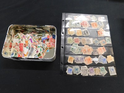 Lot 542 - An old used accumulation on stock cards and in...