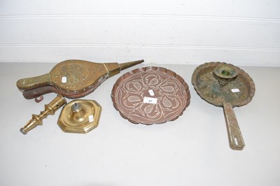 Lot 67 - Mixed Lot: Copper and brass wares to include...